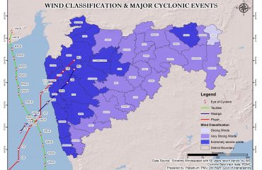 चक्रीवादळाचा इशारा देणारे क्षेत्र: महाराष्ट्राच्या किनारपट्टीवर परिणाम करणारे वाऱ्याची ताकद आणि प्रमुख चक्रीवादळ मार्गांचे मॅपिंग