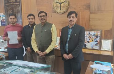 NIC Team Photograph with Moradabad Commissioner