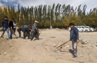Cleanliness Campaign conducted by NIC Ladakh and Tourism Department, Ladakh