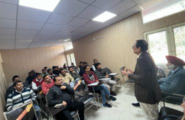 Two days training module at research laboratory
