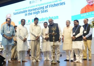 Vice President Shri C. P. Radhakrishnan launched the national programme for issuance of Letters of Authorisation (LoAs) for Sustainable Harnessing of Fisheries in the High Seas at Bhubaneswar on 09.07.2026