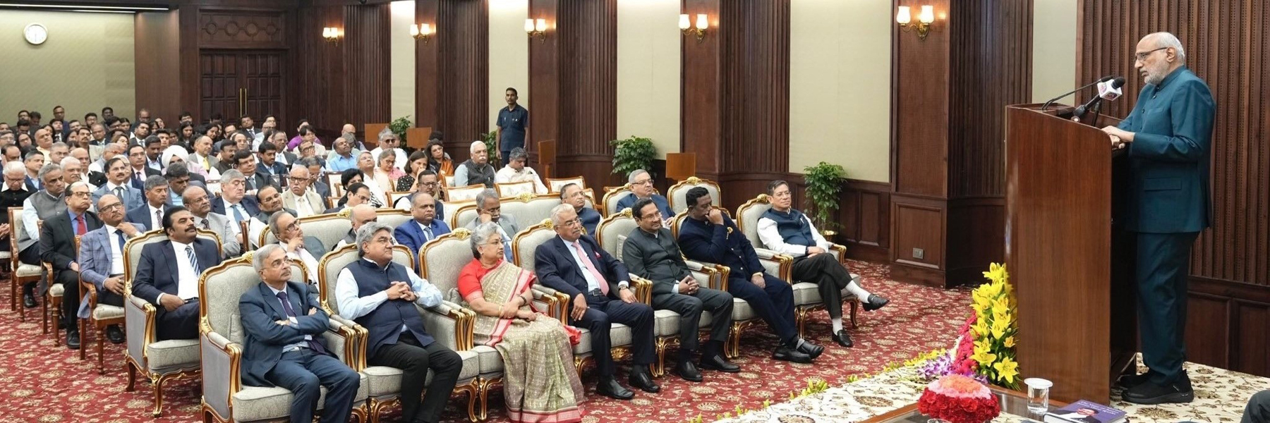 Vice President Shri C. P. Radhakrishnan released the book “The Voice of Justice: Justice Gavai Speaks” at Uprashtrapati Bhavan on 14.07.2026