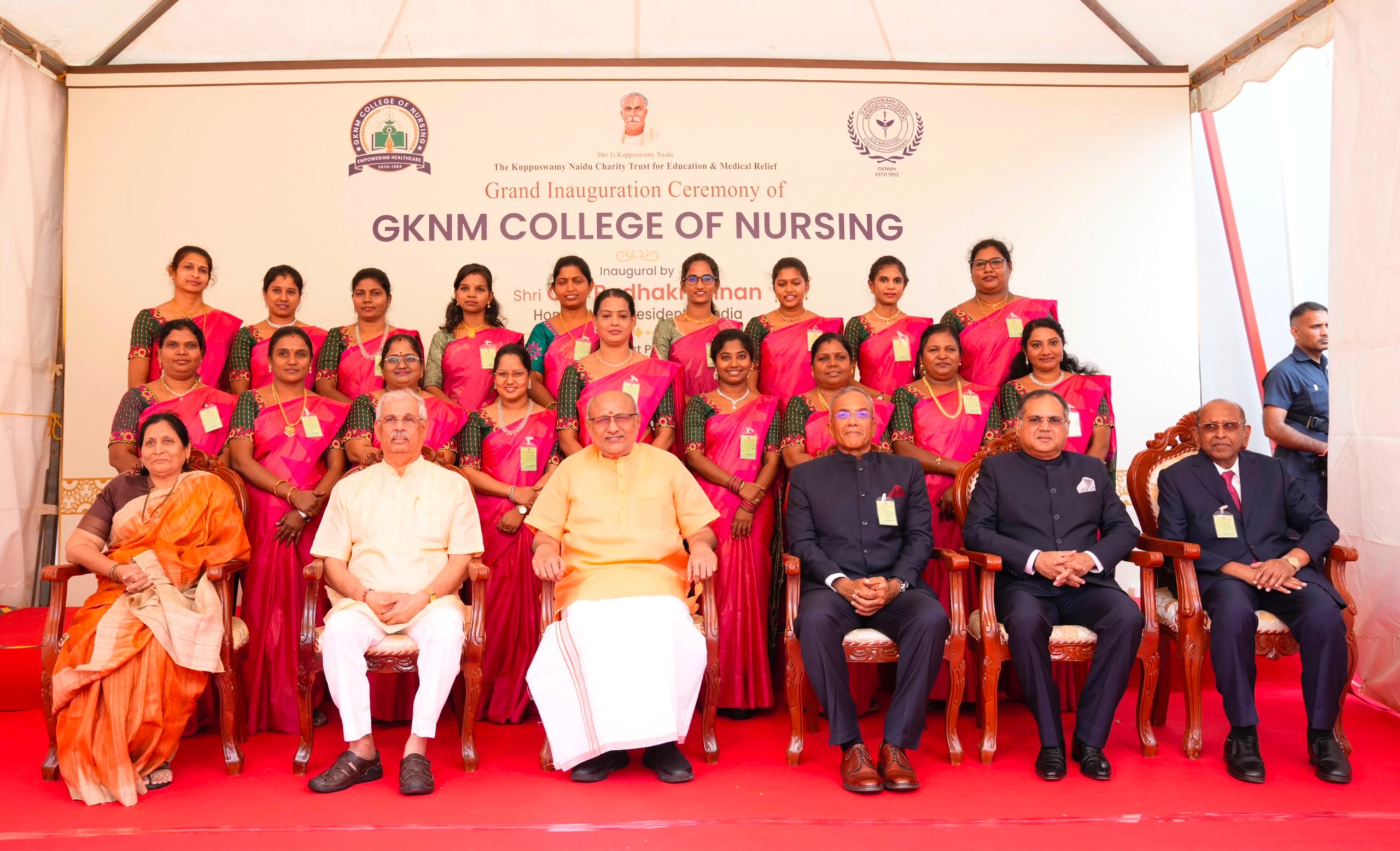 Vice President Shri C. P. Radhakrishnan inaugurated the GKNM college of Nursing in Coimbatore, Tamil Nadu on 22.07.2026