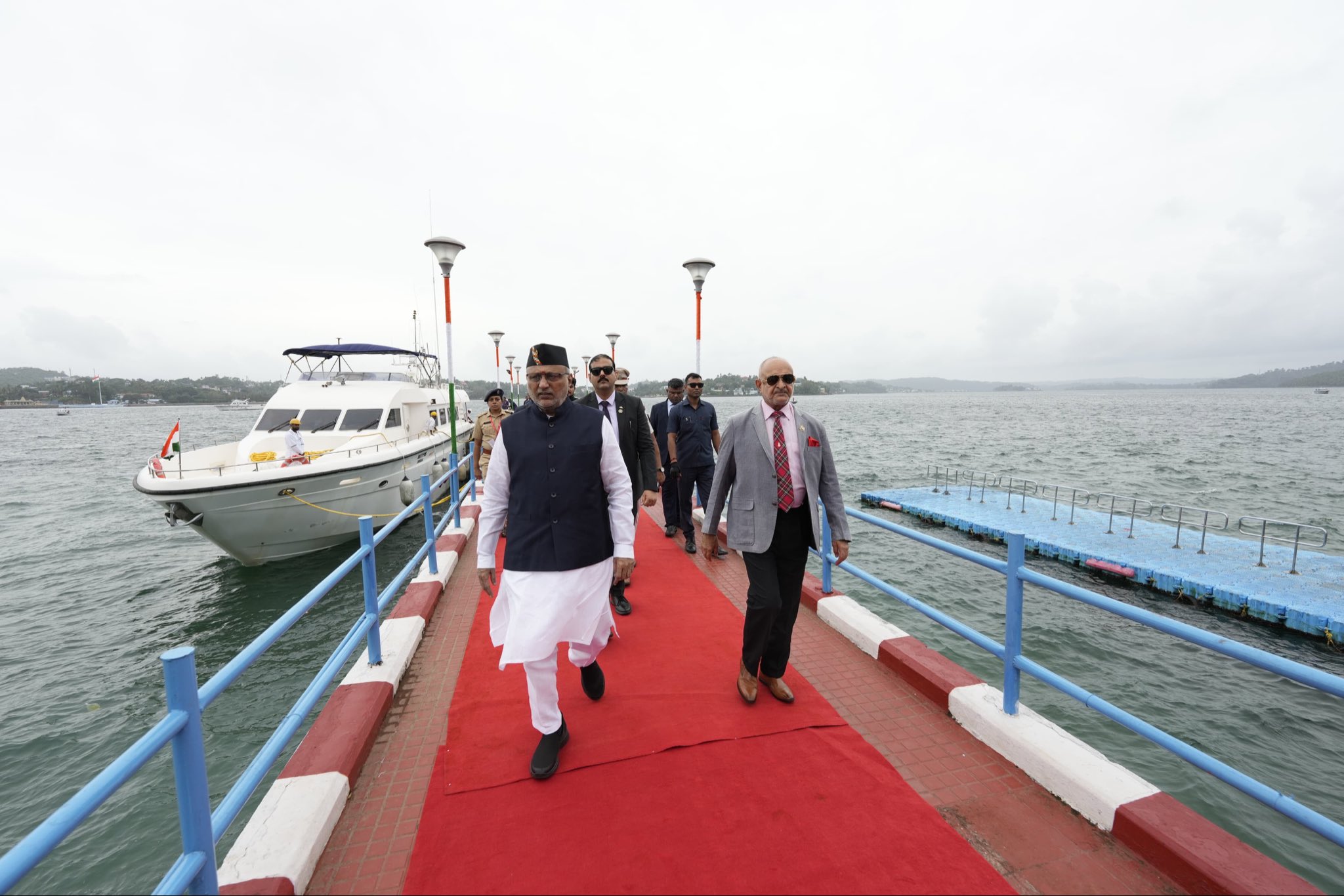 Vice President Shri C. P. Radhakrishnan visited Netaji Subhash Chandra Bose Island in the Andaman & Nicobar Islands on 09.08.2026