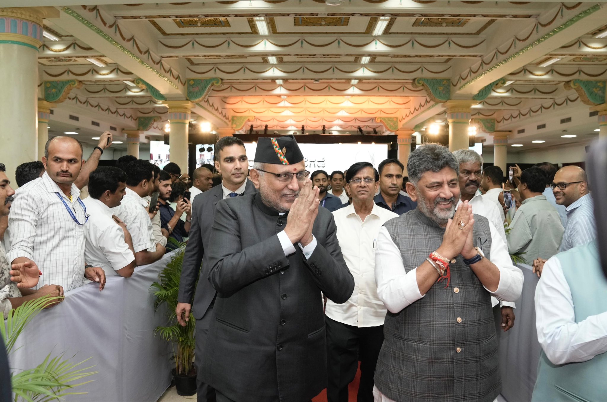 Vice President Shri C. P. Radhakrishnan attended the birth centenary celebrations of former Karnataka Chief Minister Shri Ramakrishna Hegde Ji at Vidhana Soudha, Bengaluru on 29.08.2026
