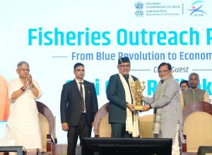 Vice President Shri C. P. Radhakrishnan graced the Fisheries Outreach Programme at Agatti, Lakshadweep on 31.08.2026