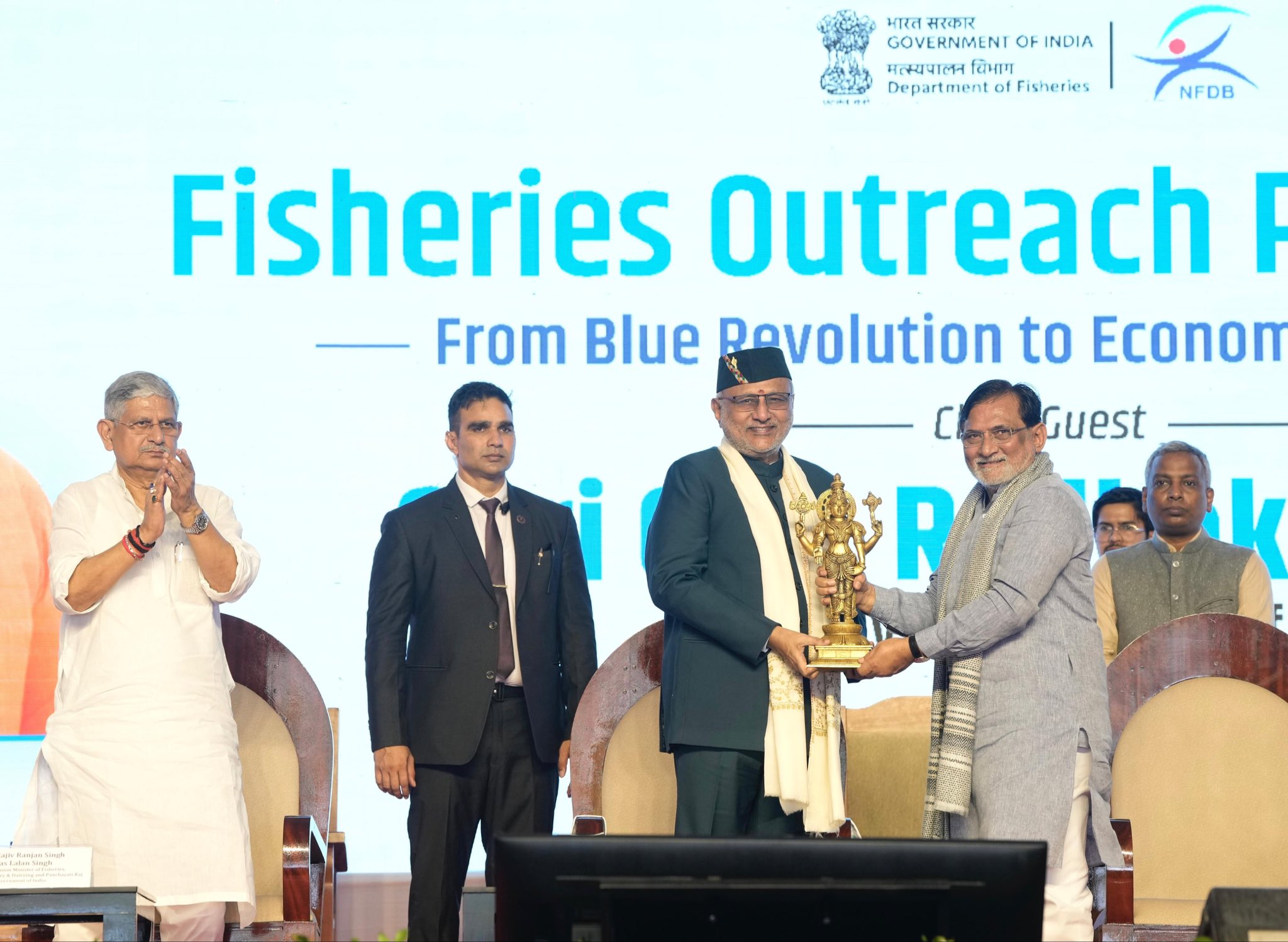 Vice President Shri C. P. Radhakrishnan graced the Fisheries Outreach Programme at Agatti, Lakshadweep on 31.08.2026