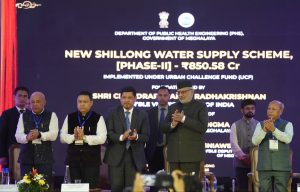 Vice-President Shri C. P. Radhakrishnan graced a public reception organised in his honour by the people and Government of Meghalaya at Soso Tham Auditorium, Shillong on 07.09.2026. The Vice President also laid the foundation stones for five projects worth over ₹1000 crores.