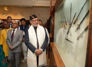 Vice President Shri C. P. Radhakrishnan, visited the INA Museum at Moirang, Manipur on 08.09.2026