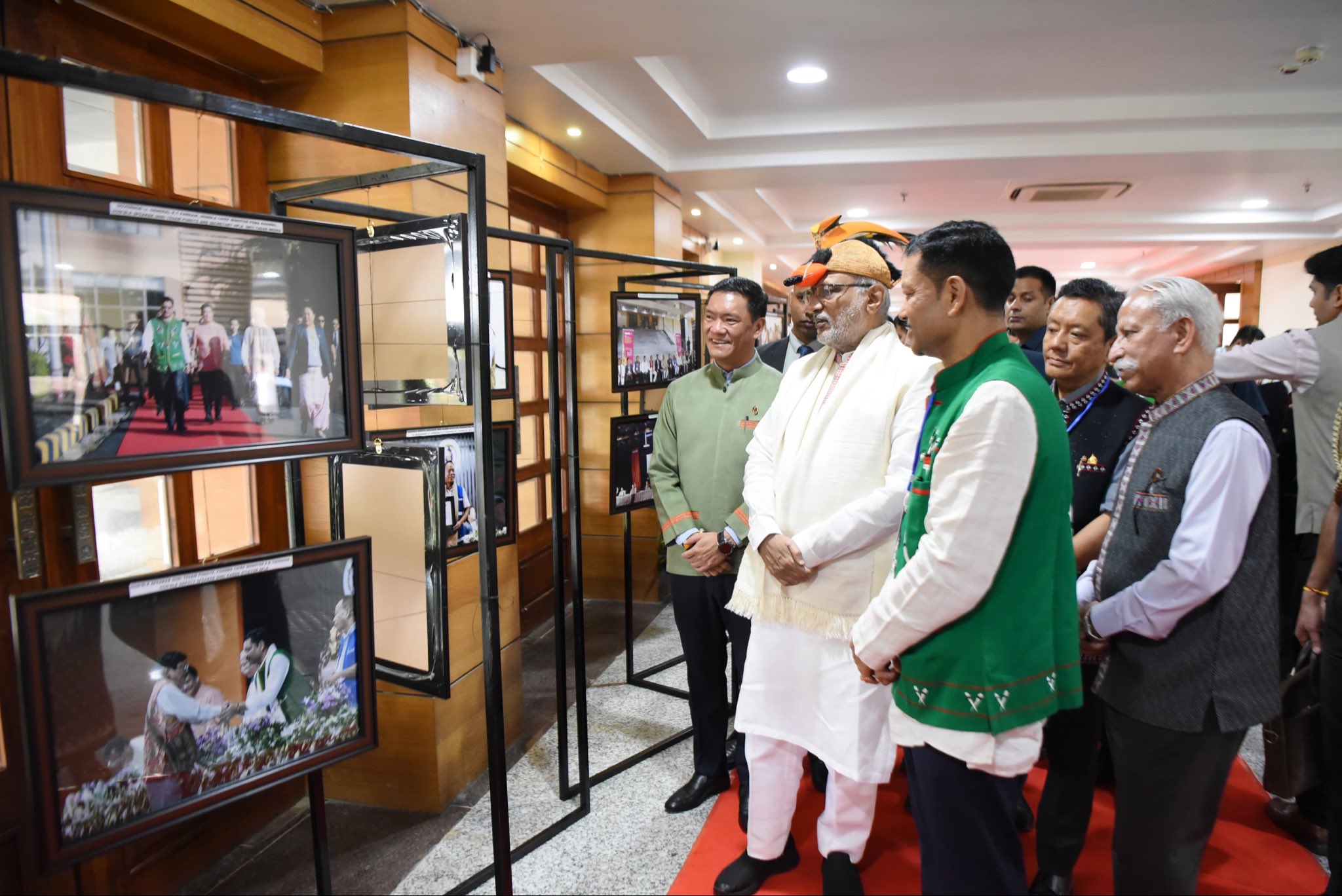 Vice President Shri C. P. Radhakrishnan visited the Arunachal Pradesh Assembly Museum, which showcases the evolution and growth of the State Legislature and its legislative journey