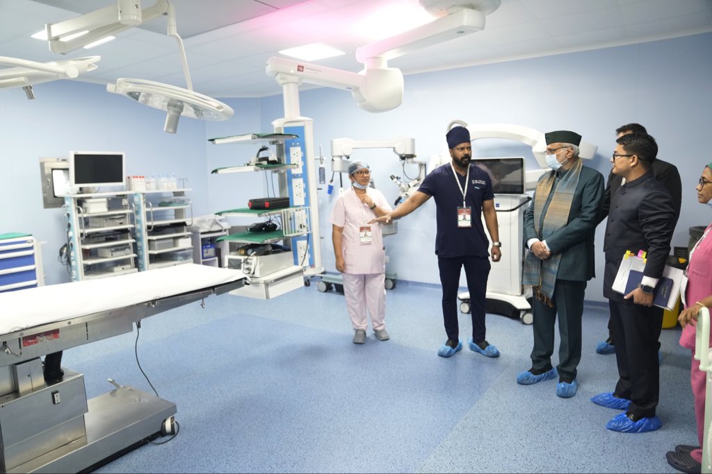 Vice-President Shri C. P. Radhakrishnan visited the NAMO Hospital, Silvassa on 11.09.2026