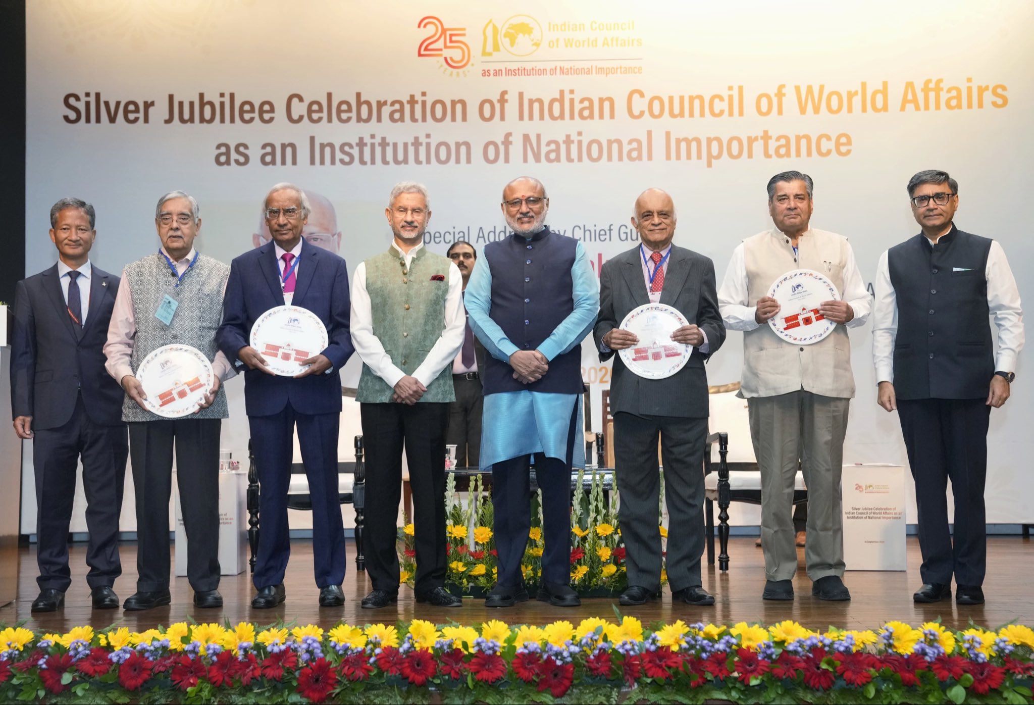 Vice President of India and President, Indian Council of World Affairs (ICWA), Shri C. P. Radhakrishnan addressed the 25th Anniversary celebrations of ICWA as an Institution of National Importance at Sapru House, New Delhi on 15.09.2026