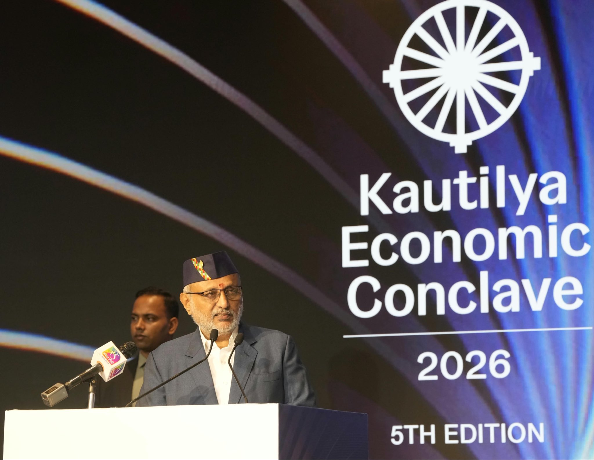 Vice President Shri C. P. Radhakrishnan delivered the inaugural address at the 5th Kautilya Economic Conclave in New Delhi on 03.10.2026
