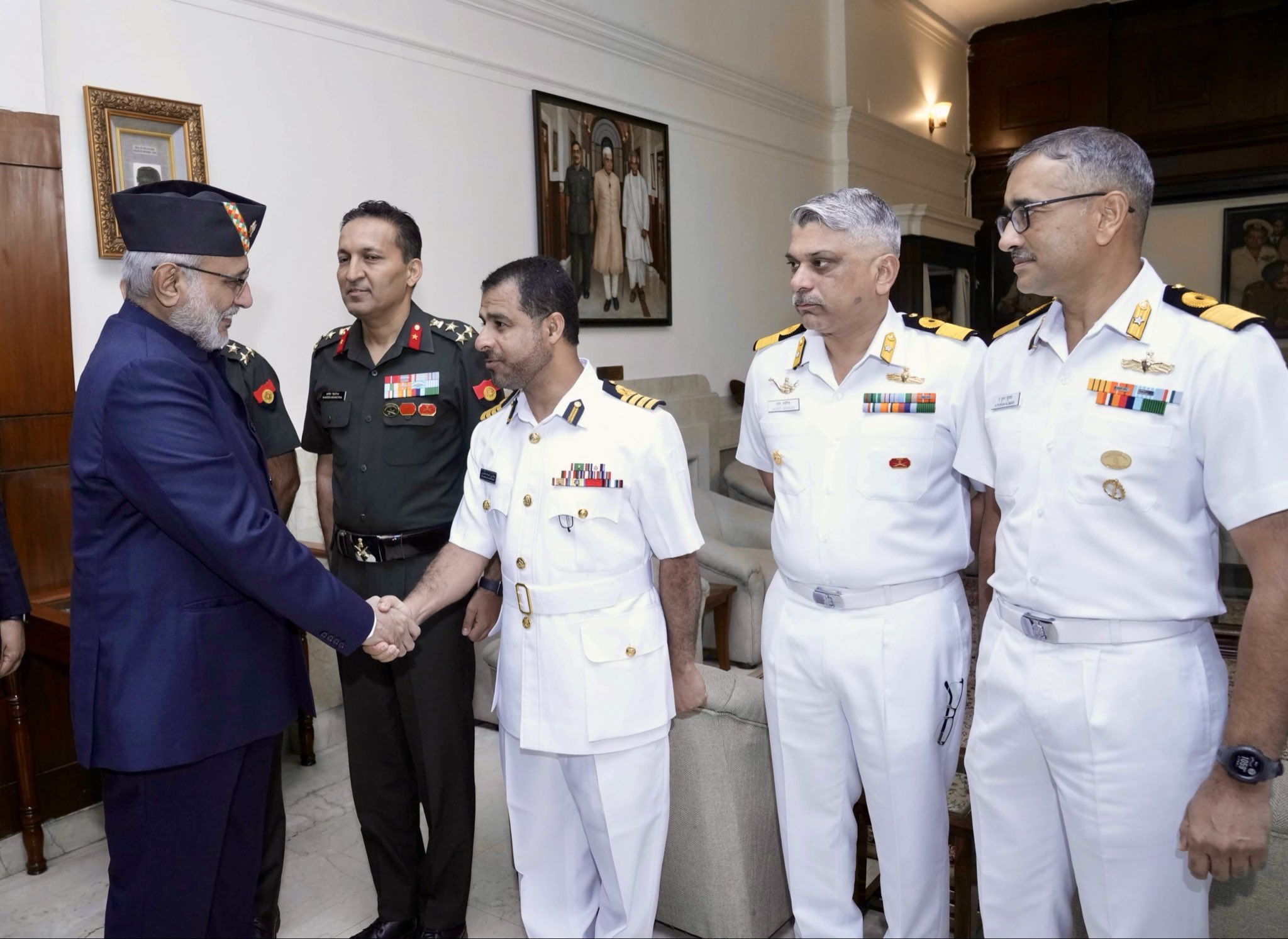 Vice President Shri C. P. Radhakrishnan addressed the 66th Course of the National Defence College in New Delhi on 12.10.2026