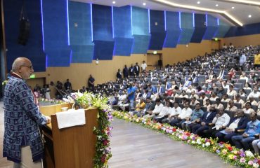 Vice President Shri C. P. Radhakrishnan graced the 15th Graduation Ceremony of the National Institute of Science Education and Research (NISER), Bhubaneswar on 09.07.2026