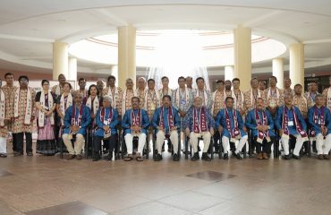 Vice President Shri C. P. Radhakrishnan graced the 15th Graduation Ceremony of the National Institute of Science Education and Research (NISER), Bhubaneswar on 09.07.2026