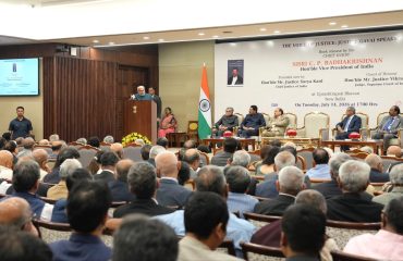 Vice President Shri C. P. Radhakrishnan released the book “The Voice of Justice: Justice Gavai Speaks” at Uprashtrapati Bhavan on 14.07.2026