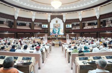 Vice President Shri C. P. Radhakrishnan graced the Valedictory Session of Vidhayi Gaurav Yatra, organised as part of the 75th Year celebrations of the Rajasthan Legislative Assembly in Jaipur on 15.07.2026