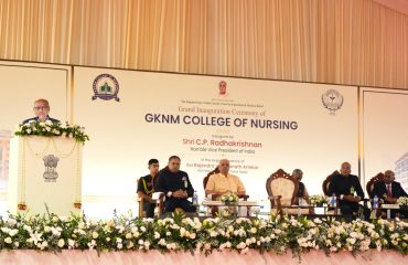 Vice President Shri C. P. Radhakrishnan inaugurated the GKNM college of Nursing in Coimbatore, Tamil Nadu on 22.07.2026
