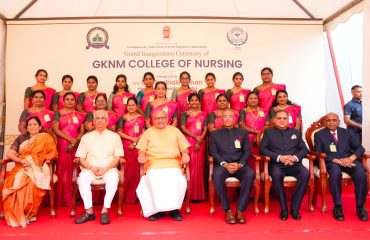 Vice President Shri C. P. Radhakrishnan inaugurated the GKNM college of Nursing in Coimbatore, Tamil Nadu on 22.07.2026