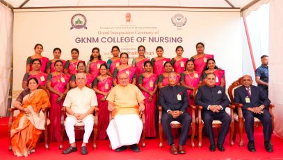 Vice President Shri C. P. Radhakrishnan inaugurated the GKNM college of Nursing in Coimbatore, Tamil Nadu on 22.07.2026