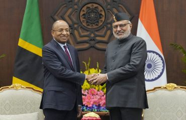 Vice-President Shri C. P. Radhakrishnan held wide-ranging and productive discussions with H.E. Dr. Hussein Ali Mwinyi, President of Zanzibar at the Uprashtrapati Bhawan, New Delhi on 19.07.2026
