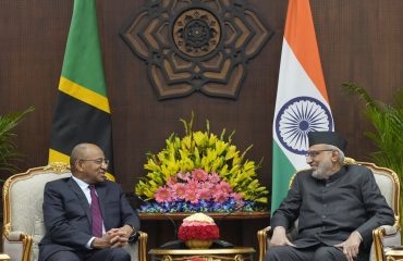 Vice-President Shri C. P. Radhakrishnan held wide-ranging and productive discussions with H.E. Dr. Hussein Ali Mwinyi, President of Zanzibar at the Uprashtrapati Bhawan, New Delhi on 19.07.2026