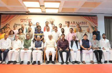Vice-President of India and Chairman, Rajya Sabha, Shri C. P. Radhakrishnan inaugurated the two-day Orientation-cum-Training Programme (Prarambh) for the newly elected/nominated Members of the Rajya Sabha on 25.07.2026