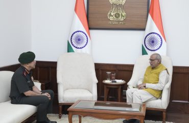 General NS Raja Subramani, Chief of Defence Staff, called on Vice President Shri C. P. Radhakrishnan at Parliament House on 23.07.2026