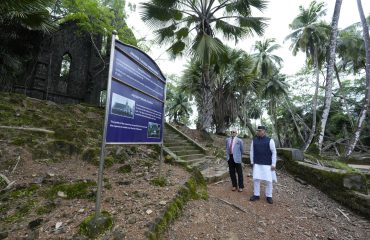Vice President Shri C. P. Radhakrishnan visited Netaji Subhash Chandra Bose Island in the Andaman & Nicobar Islands on 09.08.2026