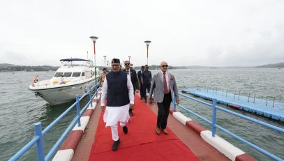 Vice President Shri C. P. Radhakrishnan visited Netaji Subhash Chandra Bose Island in the Andaman & Nicobar Islands on 09.08.2026