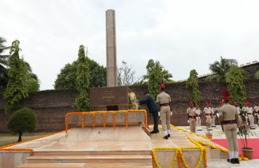 Vice President Shri C. P. Radhakrishnan visited the Cellular Jail in Andaman & Nicobar and paid homage to the freedom fighters on 08.08.2026