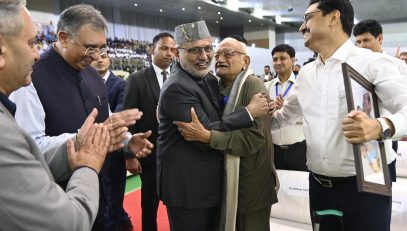 Vice-President Shri C. P. Radhakrishnan felicitated the Partition survivors in recognition of their courage, resilience and contribution to preserving the memories and lived experiences of Partition on the occasion of Partition Horrors Remembrance Day in University of Delhi on 14.08.2026