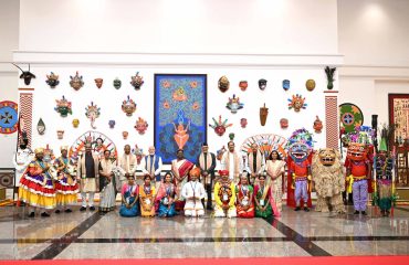 Vice President Shri C. P. Radhakrishnan attended the State Reception hosted by Hon'ble President, Smt Droupadi Murmu on the occasion of 80th Independence Day at Rashtrapati Bhavan (15.08.2026)