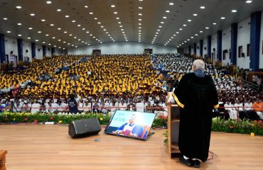 Vice President Shri C. P. Radhakrishnan graced the 22nd Convocation of S.R.M. Institute of Science and Technology (SRMIST) at Kattankulathur, Chengalpattu near Chennai on 16.08.2026