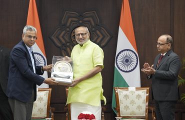 Vice President Shri C. P. Radhakrishnan addressed the Officer Trainees of the 2026 Batch of Indian Statistical Service (ISS) at Uprashtrapati Bhavan on 18.08.2026