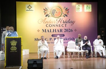 Vice President Shri C. P. Radhakrishnan, inaugurated ‘MALHAR 2026’, a youth-centric, monsoon-themed celebration of Indian classical music by Antar Hriday Connect, in New Delhi on 21.08.2026