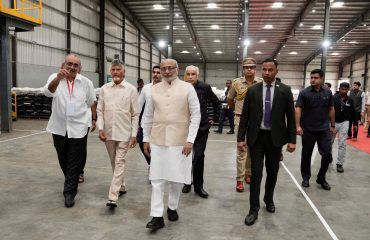 Vice President Shri C. P. Radhakrishnan visited the Gourmet Popcornica factory and cold storage facility at Musunuru, Andhra Pradesh on 24.08.2026