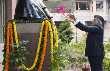 Vice President Shri C. P. Radhakrishnan paid floral tributes to Sardar Vallabhbhai Patel and former Prime Minister Shri Lal Bahadur Shastri at LBSNAA, Mussoorie on 20.08.2026