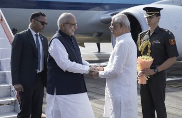 Vice President Shri C. P. Radhakrishnan arrived at Cochin International Airport on 30.08.2026 and was warmly received by Shri Rajendra Vishwanath Arlekar, Hon’ble Governor of Keralam, Shri Roji M. John, Hon’ble Minister of Higher Education, Government of Keralam and other dignitaries