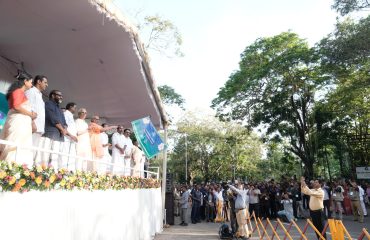 Vice President Shri C. P. Radhakrishnan graced the closing ceremony of the Keralam State Onam Week Celebrations 2026 in Thiruvananthapuram on 30.08.2026