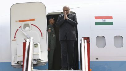 Vice President Shri C. P. Radhakrishnan received a warm welcome from Governor of Tamil Nadu, Thiru Rajendra Vishwanath Arlekar; Minister,Government of Tamil Nadu, Thiru V. Sampath Kumar and other dignitaries upon his arrival at Coimbatore International Airport on 29.08.2026