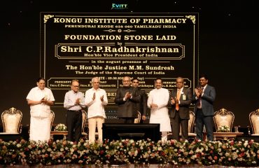 Vice President of India Shri C. P. Radhakrishnan graced the Founders’ Day Celebrations and inaugurated the ‘Arivukoodam’ at the Kongu Vellalar Institute of Technology (KVIT) Trust, Perundurai, Erode on 29.08.2026