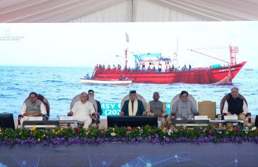 Vice President Shri C. P. Radhakrishnan graced the Fisheries Outreach Programme at Agatti, Lakshadweep on 31.08.2026