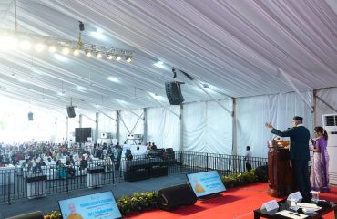 Vice President Shri C. P. Radhakrishnan graced the Fisheries Outreach Programme at Agatti, Lakshadweep on 31.08.2026