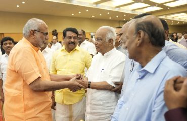 Vice President Shri C. P. Radhakrishnan released a commemorative postage stamp marking the 75th year of Dinamalar in Chennai on 05.09.2026