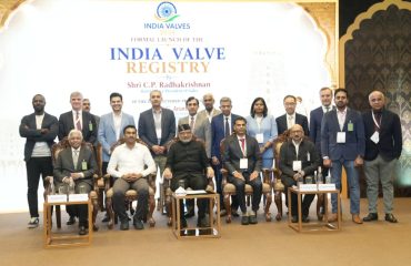 Vice President Shri C. P. Radhakrishnan launched the India Valve Registry during the India Valves 2026 conference in Chennai on 05.09.2026
