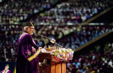 Vice President Shri C. P. Radhakrishnan graced the convocation ceremony of Srimanta Sankaradeva University of Health Sciences (SSUHS), Guwahati on 06.09.2026
