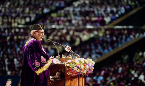 Vice President Shri C. P. Radhakrishnan graced the convocation ceremony of Srimanta Sankaradeva University of Health Sciences (SSUHS), Guwahati on 06.09.2026