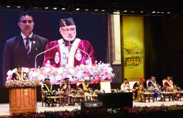Vice President Shri C. P. Radhakrishnan graced the convocation ceremony of Srimanta Sankaradeva University of Health Sciences (SSUHS), Guwahati on 06.09.2026